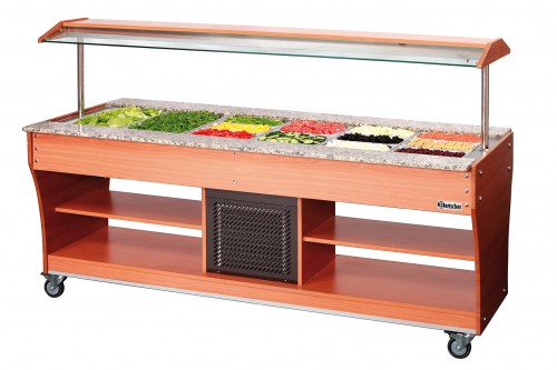 Chariot buffet froid, 6x1/1GN, P150