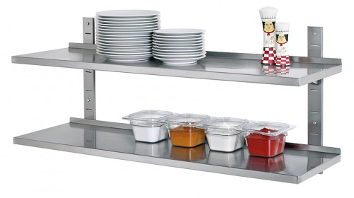 Wall shelf set, 1200x355 complete