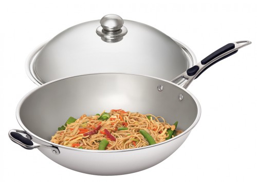 Wok pan Stainless steel