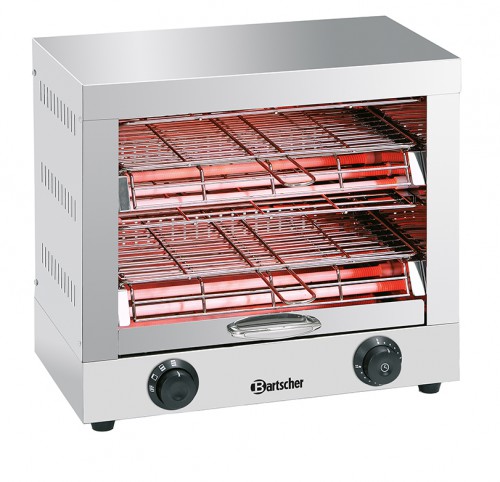 Appareil toaster/gratiner, double