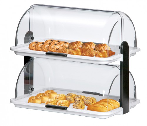 Buffet display double, plastic