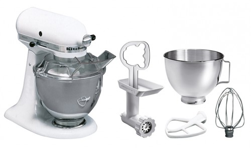 KitchenAid 5KSM45EWHMP, blanche, 4,28L