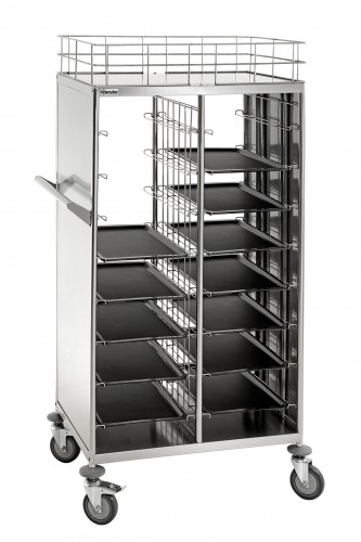 Transport trolley for trays 16x1/1GN