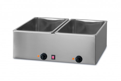 Countertop bain marie units - 2X 1/1GN - 2x1000 W