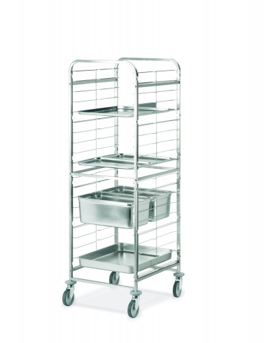 GN Container trolleys with wire supports - Loading capacity  20 2/1GN