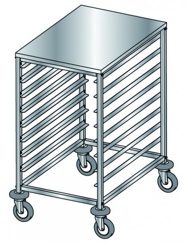 60x40 Container trolleys - Loading capacity  8, 60x40cm