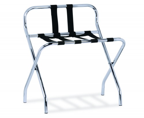 Chrome - plated tubular steel frame - Ø; 2.5cm with back guard - cm 68x49x72