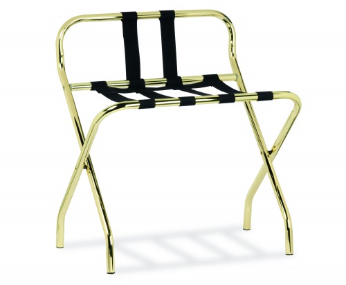 Brass - plated tubular steel frame - Ø; 2.5cm with back guard - cm 68x49x72