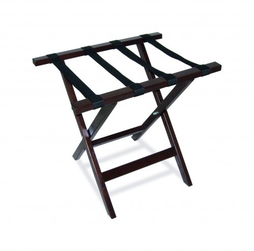 Wooden luggage racks without back guard - Wenge stained - cm 65x47x57