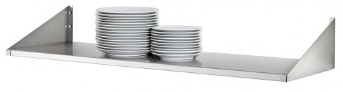 Plate shelf 1400x300, Stainless steel