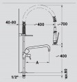 GASTRO two handle mixer