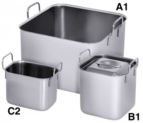 Casserole Carrée pour Bain Marie 