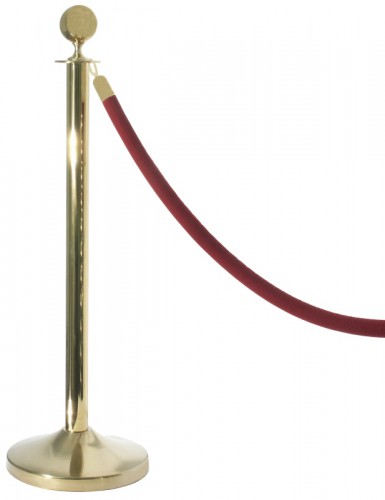 Velvet covered rope