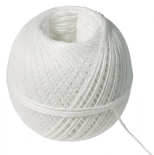 String (white polyester)