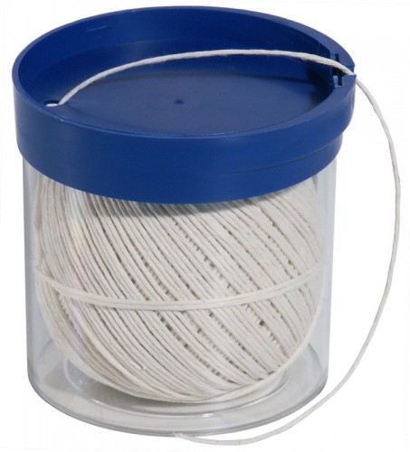 String (white polyester, in reusable dispenser)