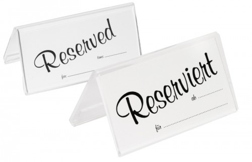 Card Holder, English: "Reserved"