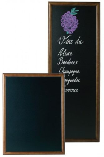 Tableau menu, marron foncé