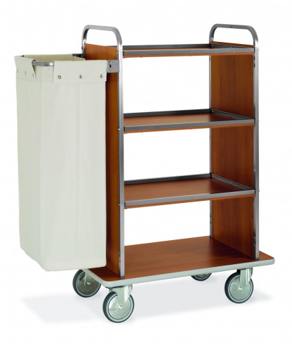 Housekeeping trolleys - 87cm base - 1 canvas bag