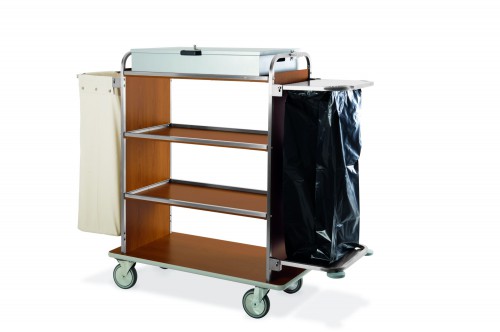 Housekeeping trolleys - 107cm base - 1 canvas bag