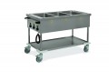 Bain Marie trolleys with separate temperature control - 4x GN 1/1