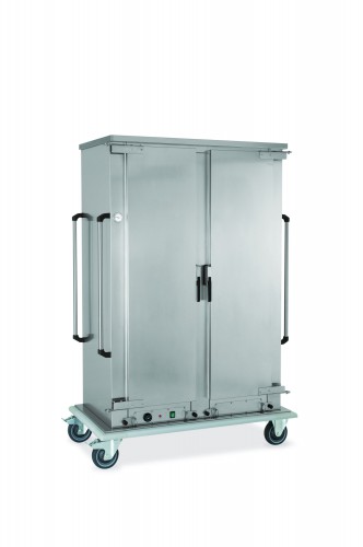 Tray/pan mobile cupboards - Loading capacity: 12x2 EN Trays - Heated version