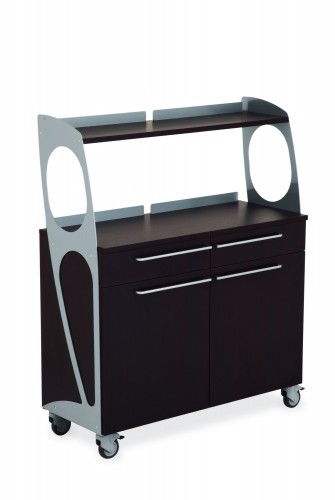 Wengé coloured cabinet - cm 120 - 2 doors - 2 drawers