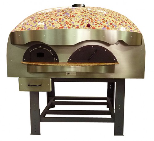 Wood-burning pizza oven D120VK Spotted mosaic