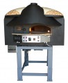 Mixed rotating gas-wood-burning pizza oven MIX85RK Brown Mosaic