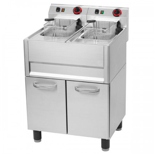 Electric fryer  660x600x290 mm, tank capacity: 2x8 litres