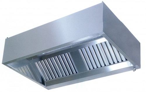 Wall mounted hood (box-form) 2000x1200x450 mm