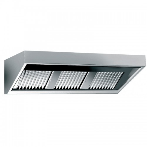 Wall mounted hood series eco 2800x700x450 mm