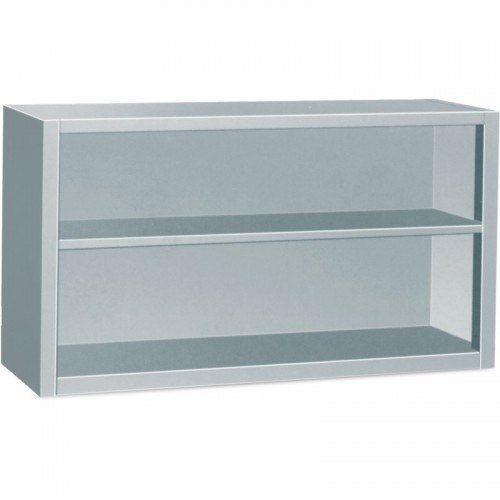 Wall mounted cupboard open 1800x400x600mm