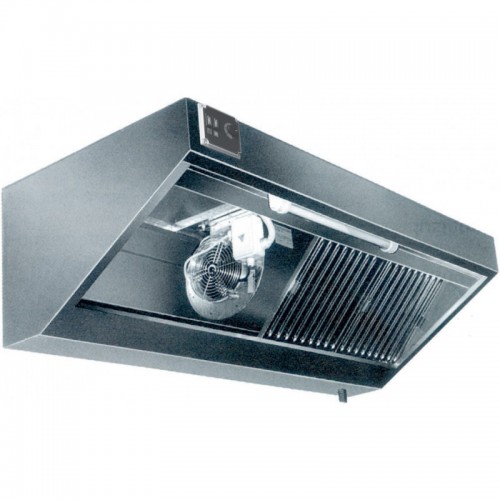 Wall mounted hood series eco 2800x700x450 mm