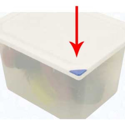 Color Clips for Containers and Covers - Yellow